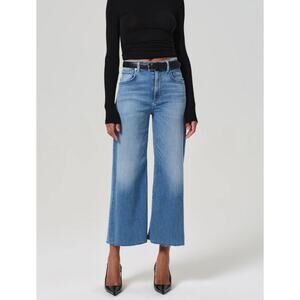 NWT! Citizens of Humanity Petite Lyra Wide Leg Crop in Bhodi 25P